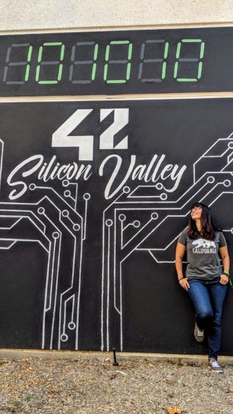 une entrepreneuse à l'école 42